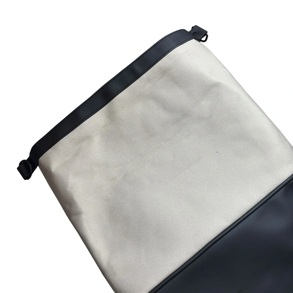 RAINS Spin Rolltop Bag Bucket - Tan And‎ Black Backpack